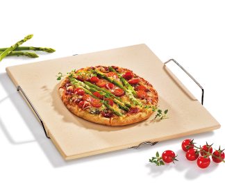 Pizzastein mit Gestell BBQ