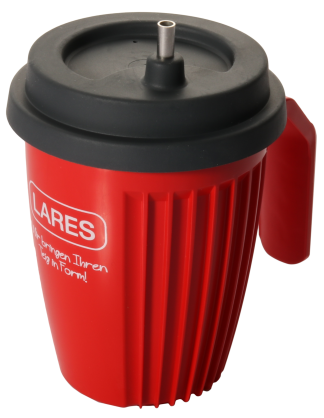 Lares Becher mit Deckel für Dampferzeuger (Wassertank) 6340-2