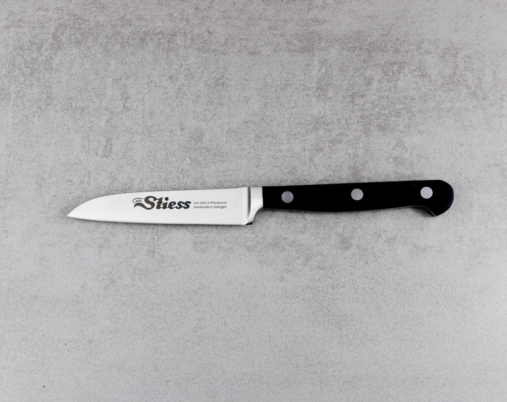 Fuchs Solingen Küchenmesser Olive Gussstahl Carbonstahl Gemüsemesser