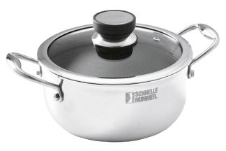 Henssler Edelstahl-Kochtopf mit Wabenstruktur 20 cm