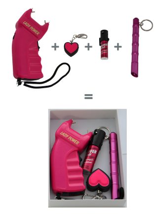 Frauen Selbstverteidigungs-Set pink