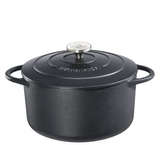Küchenprofi PROVENCE Bratentopf rund 24 cm classic schwarz