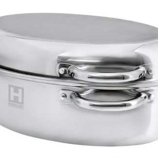 Henssler Edelstahl-Bräter mit Wabenstruktur