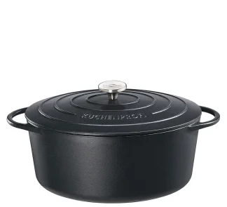 Küchenprofi PROVENCE Bratentopf oval 33 cm classic black