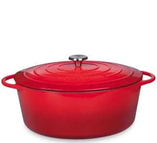 Küchenprofi PROVENCE Bratentopf oval 33 cm classic red