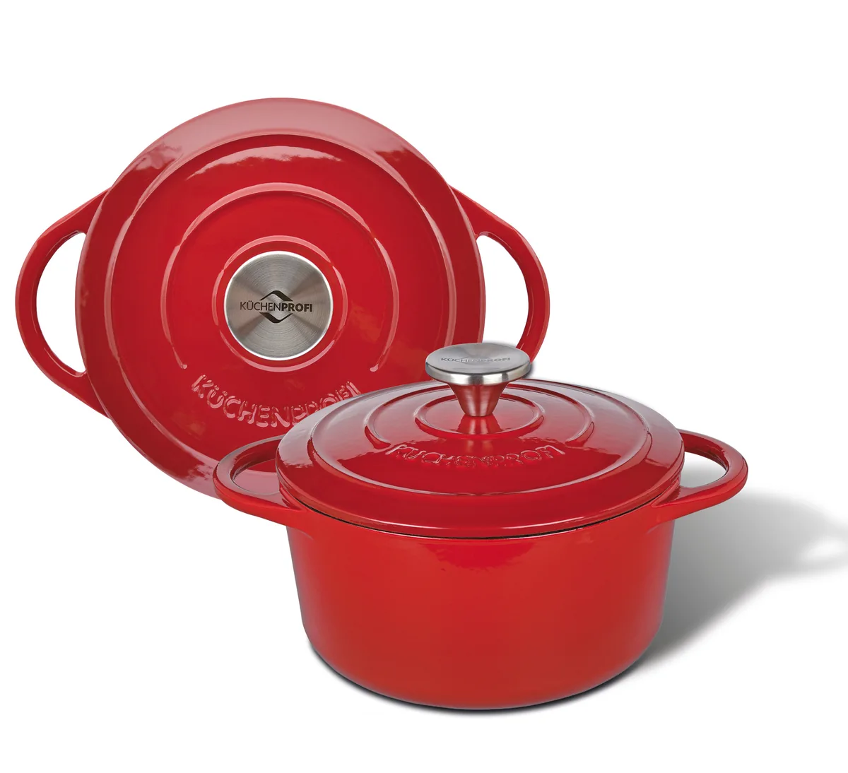 Küchenprofi PROVENCE Bratentopf rund 28 cm classic red – Bild 2