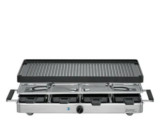 SPRING RACLETTE8 CLASSIC Raclette mit Alugrillplatte