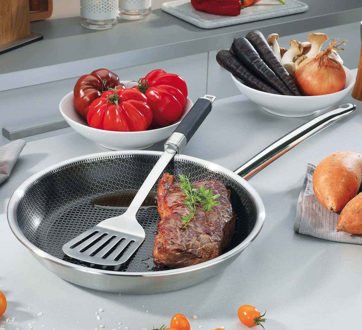 SPRING Bratpfanne Vulcano Cut Resist Pure 32 cm – Bild 9